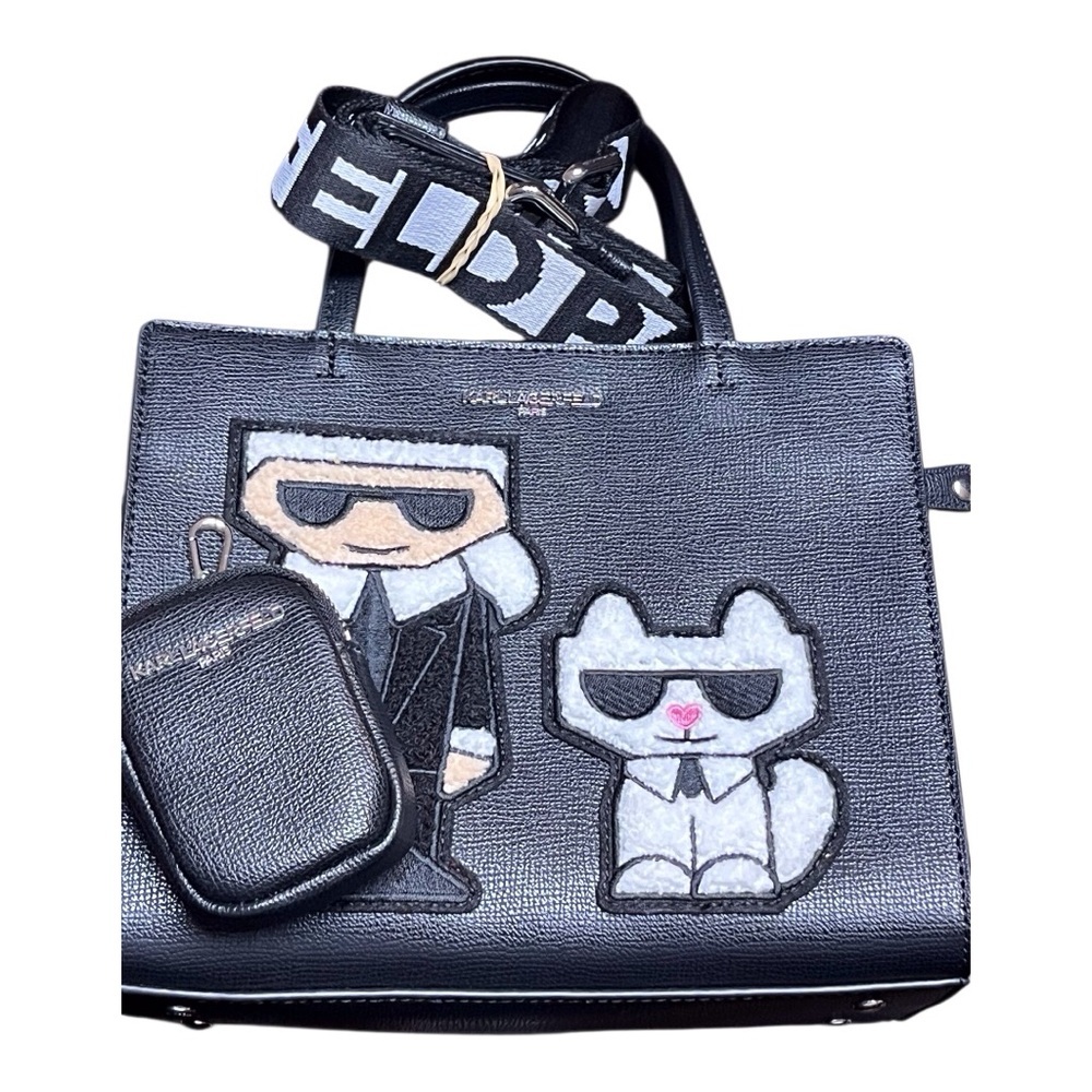 NWT Karl Lagerfeld Maybelle Satchel - Picture 3 of 13